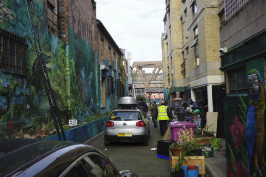 Buxton Street Street Art off Brick Lane