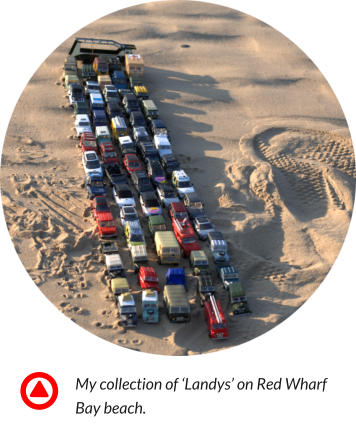 My collection of ‘Landys’ on Red Wharf Bay beach.